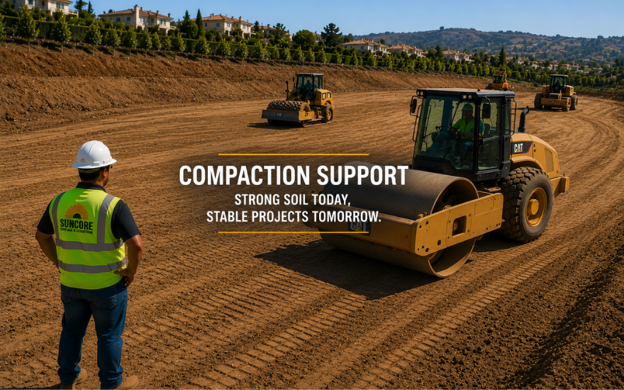 Compaction support and subgrade preparation